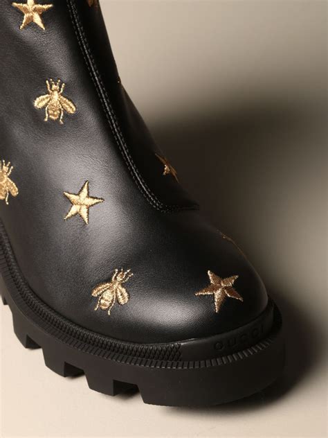 gucci bee boot|Gucci boots bees and stars.